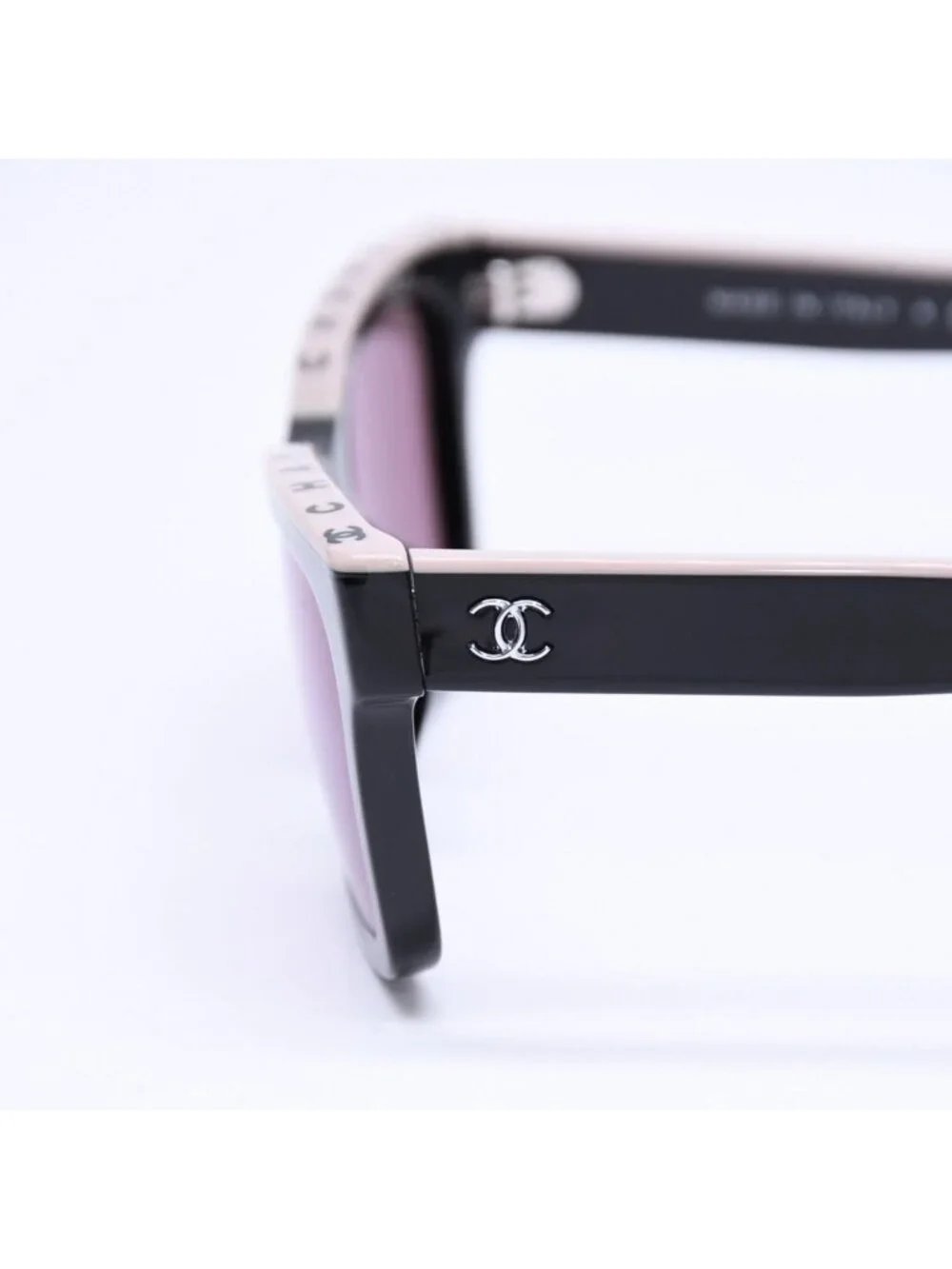 Chanel Sunglasses Eyewear CC Logo Black Greige